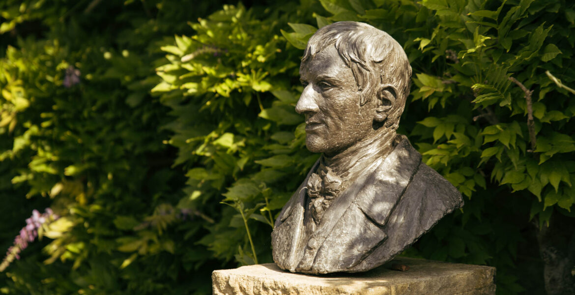 Bust of John Henry Newman in Littlemore